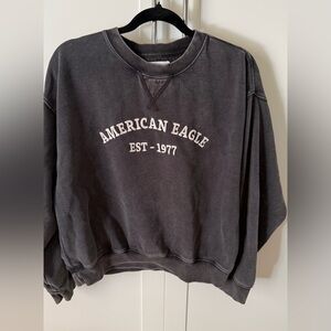 American Eagle Charcoal Crewneck